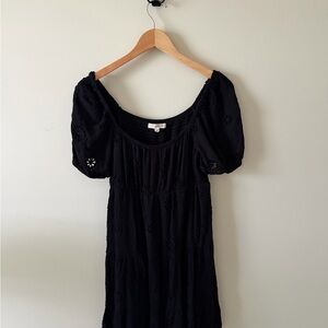 Rewind Black Mini Dress
